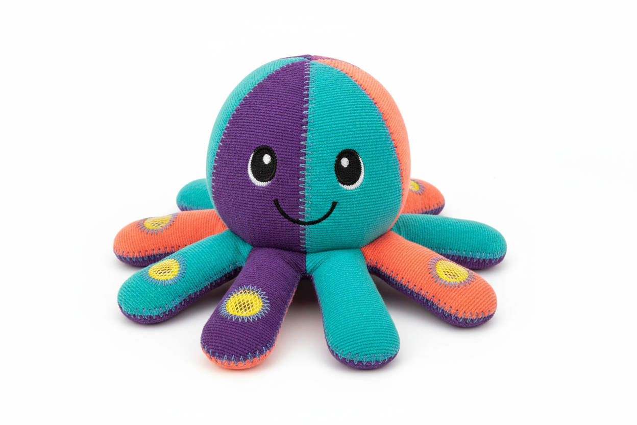 peluche pulpo juguete interactivo sonido anti-demolición hogar