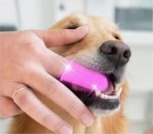 Cepillo Dental Dedo para Perros – Sonrisas Limpias y Aliento Fresco